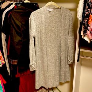Long BB Dakota Grey cardigan worn a few times